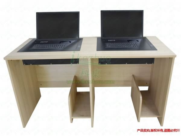雙人位嵌入式電動翻轉電腦桌KB-18 雙人位嵌入式電動翻轉電腦桌KB-18