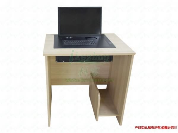 單人位嵌入式電動翻轉電腦桌KB-08 單人位嵌入式電動翻轉電腦桌KB-08